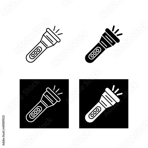 Flashlight Vector Icon