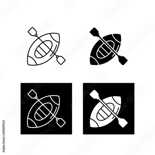 Kayak Vector Icon
