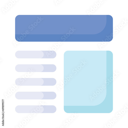 Take a look at this beautifully designed website wireframes, wireframing, layout, template icon