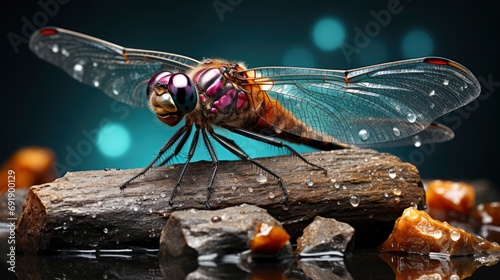 Brachydiplax Chalybea Dragonfly That Belongs Libel, HD, Background Wallpaper, Desktop Wallpaper photo
