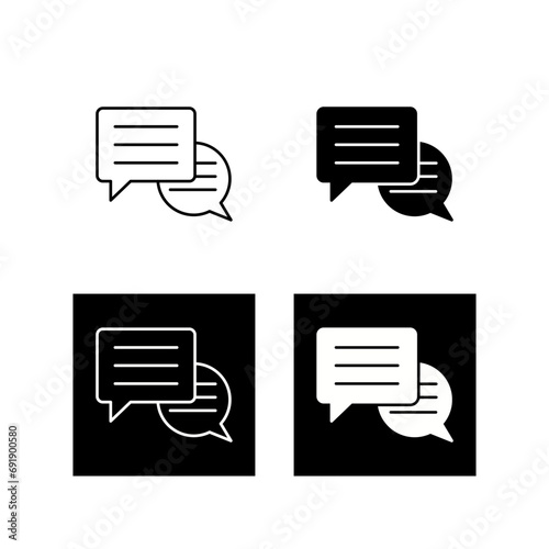 Conversation Vector Icon
