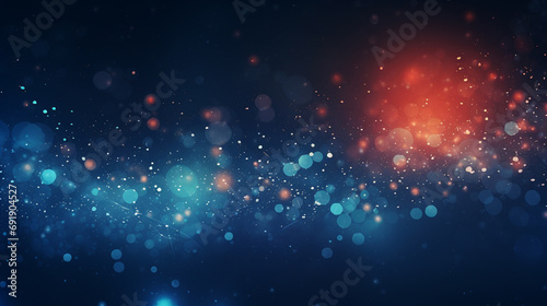 Particles and dots background. PowerPoint and webpage landing background.