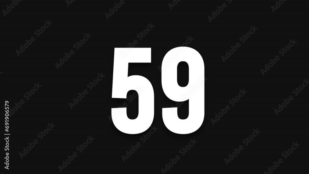Pixel numeral 59, number fifty nine, alpha channel Pixel numeral 59, number fifty nine, alpha channel
