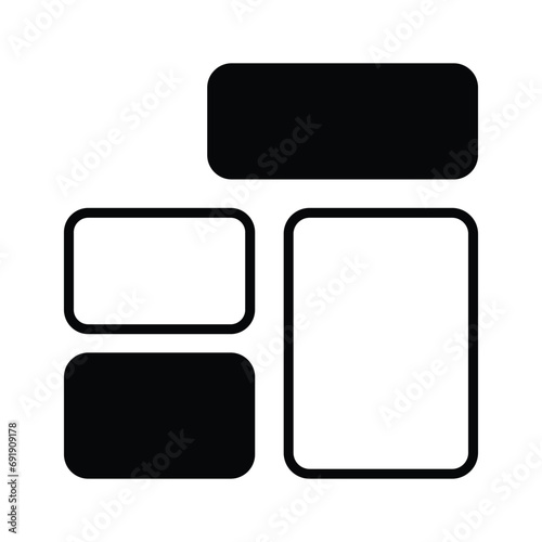 Take a look at this beautifully designed website wireframes, wireframing, layout, template icon