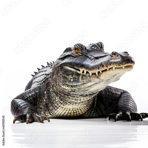 Alligator isolated on a white background