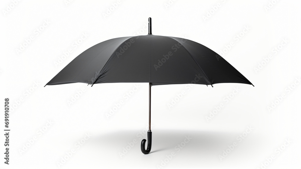 Black umbrella - obrazy, fototapety, plakaty 