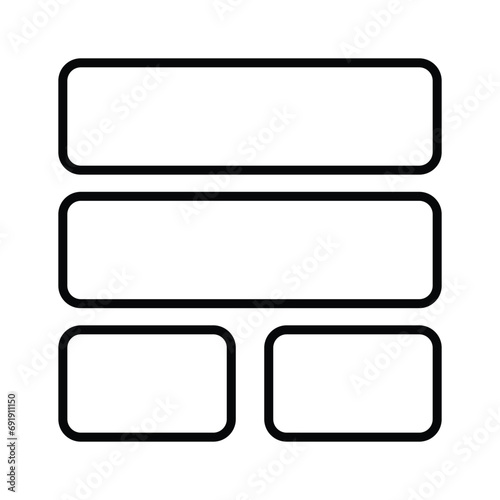 Take a look at this beautifully designed website wireframes, wireframing, layout, template icon