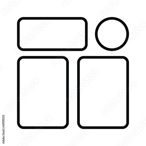 Take a look at this beautifully designed website wireframes, wireframing, layout, template icon