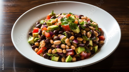 Texas Caviar: Beautiful Salad with Black-Eyed Peas, Vegetables, and Vinaigrette