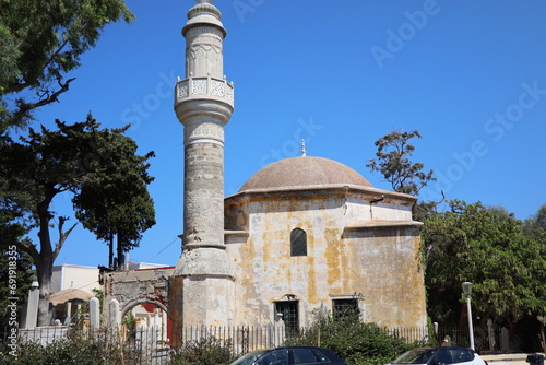 Mosque of Murad Reis in Rhodes Greece photo