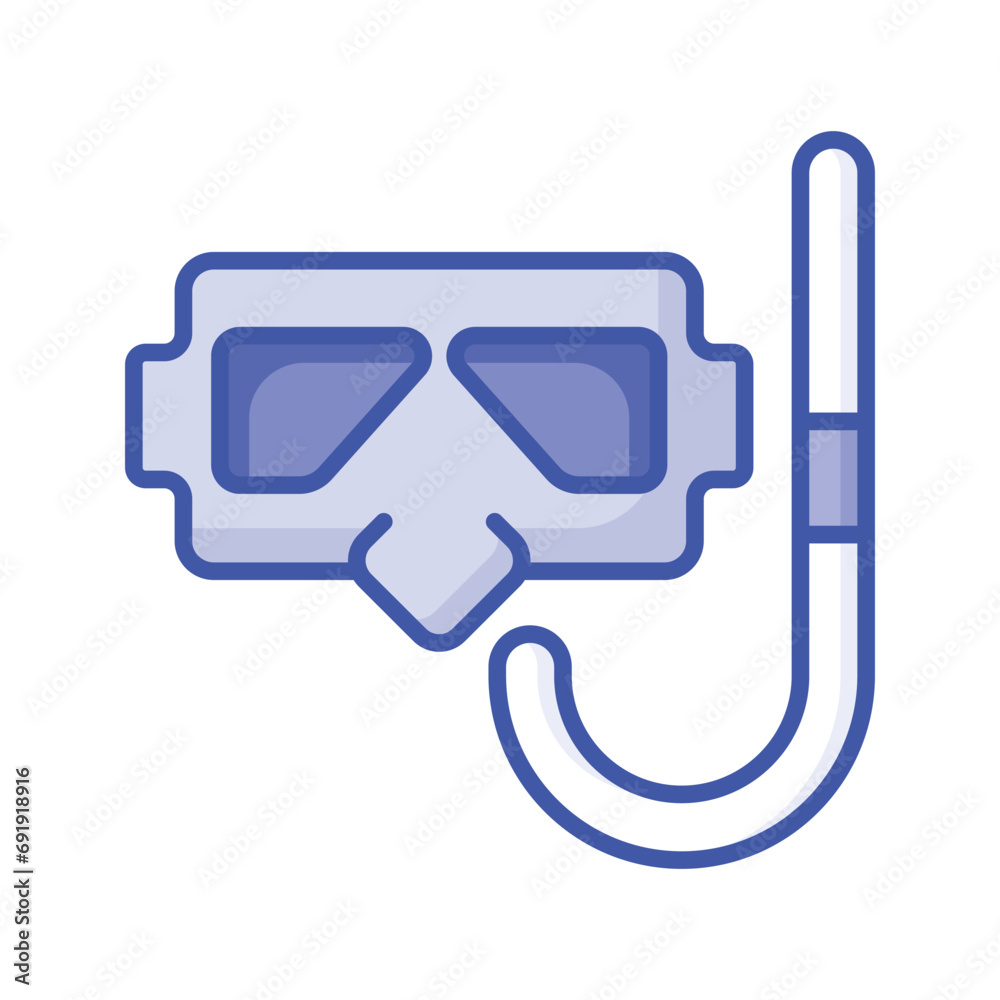 Beautifully design vector of snorkeling mask in modern style, easy to use icon Beautifully design vector of snorkeling mask in modern style, easy to use icon