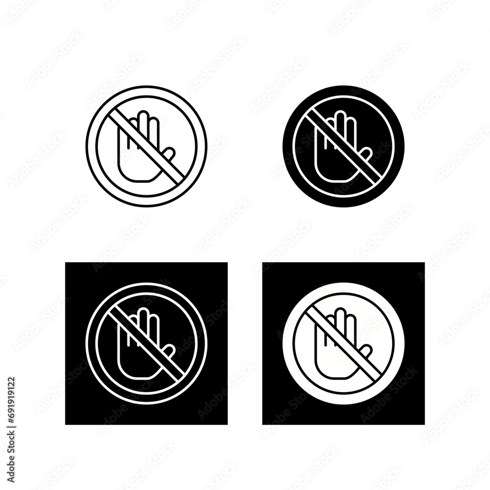 Stop Vector Icon