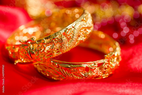 Traditional Chinese wedding elements photo