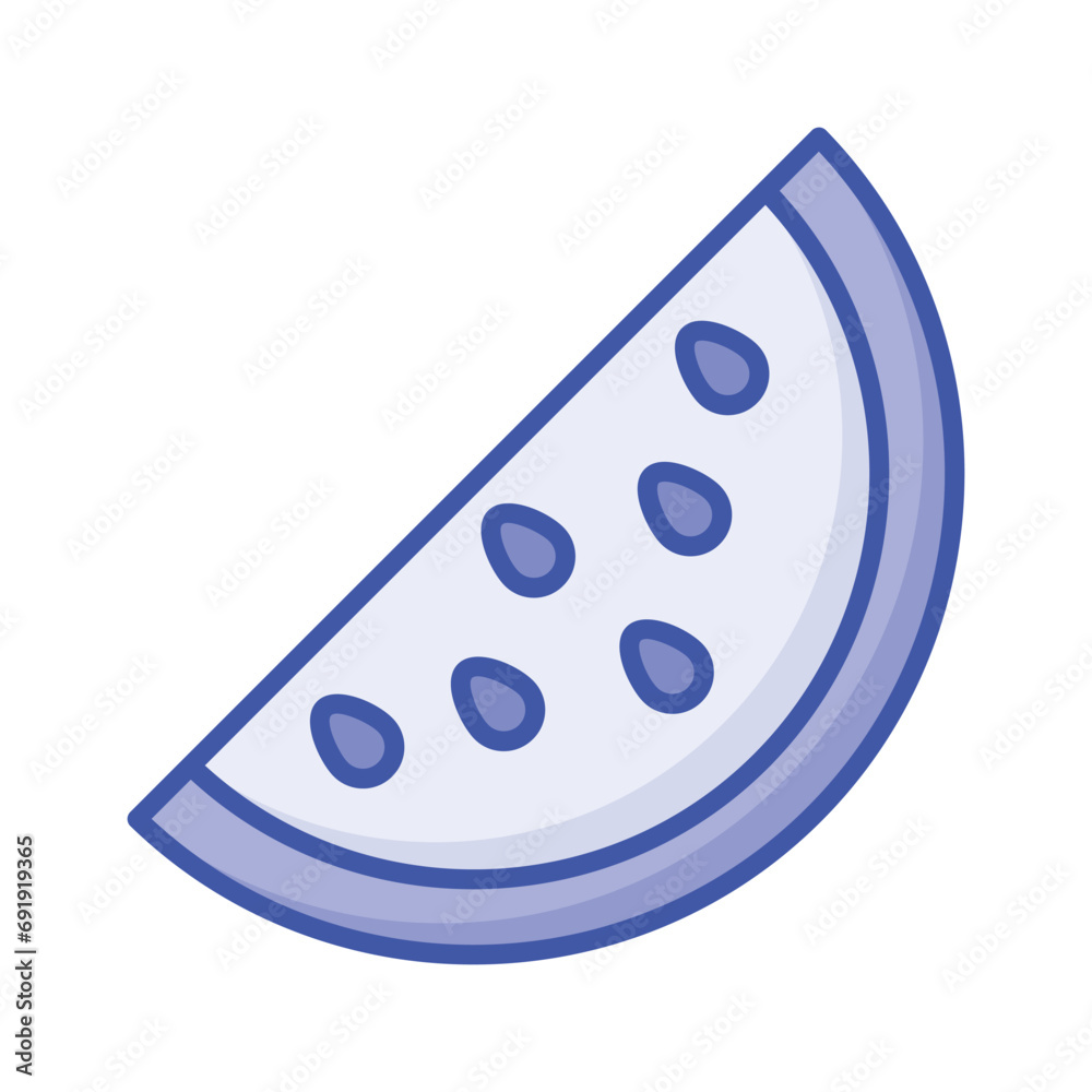 Grab this carefully designed icon of watermelon in trendy style, ready to use vector Grab this carefully designed icon of watermelon in trendy style, ready to use vector