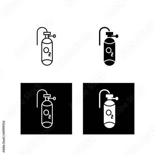 Oxygen Tank Vector Icon