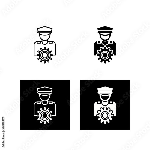 Captain Vector Icon