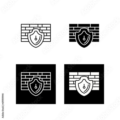 Firewall Vector Icon