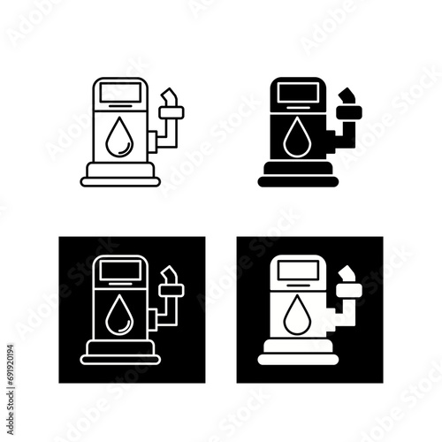 Gas Station Vector Icon