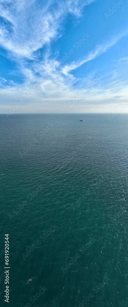 Obraz premium Aerial view of beautiful sea landscape