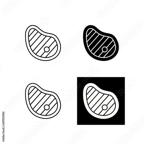 Steak Vector Icon