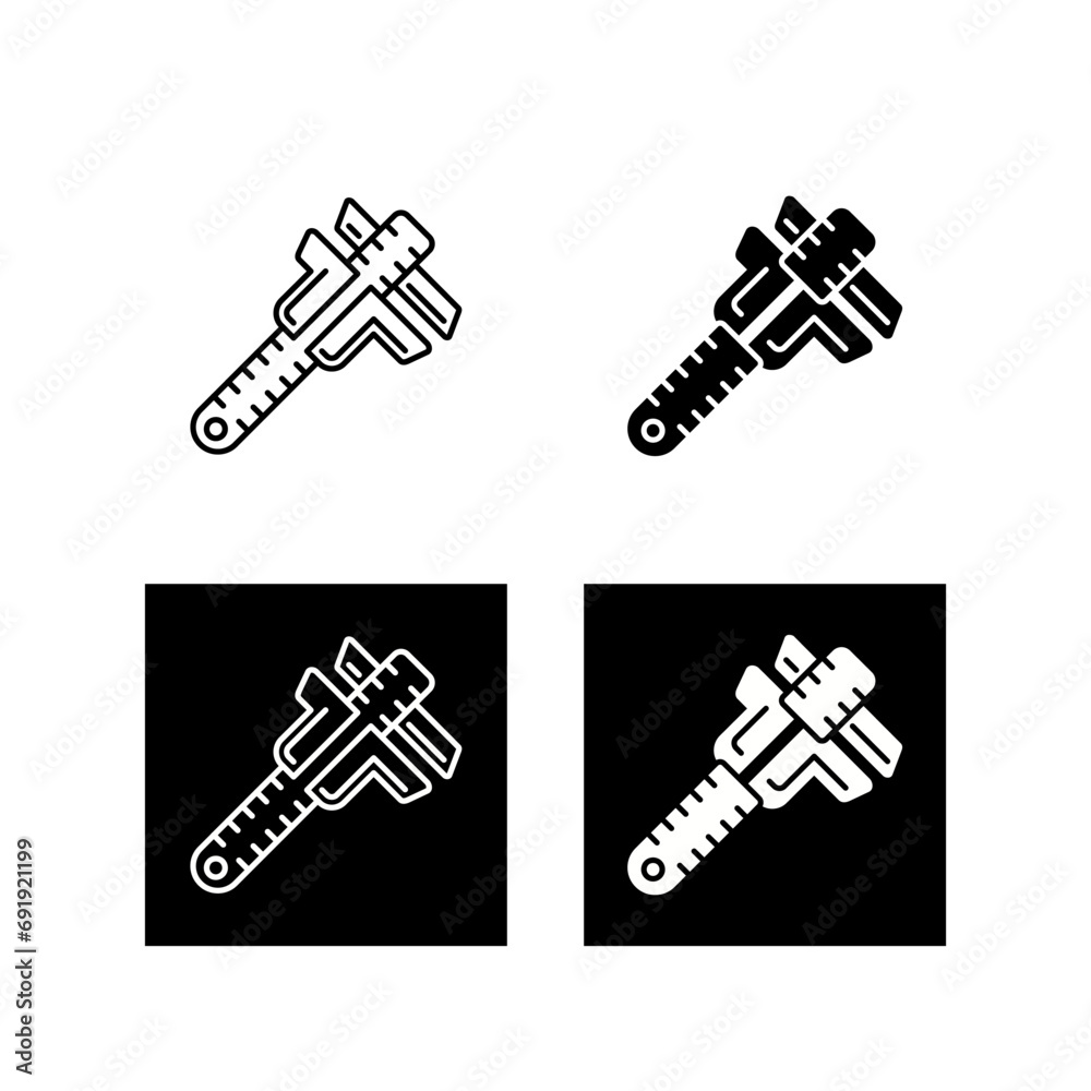 Vernier Caliper Vector Icon Vernier Caliper Vector Icon