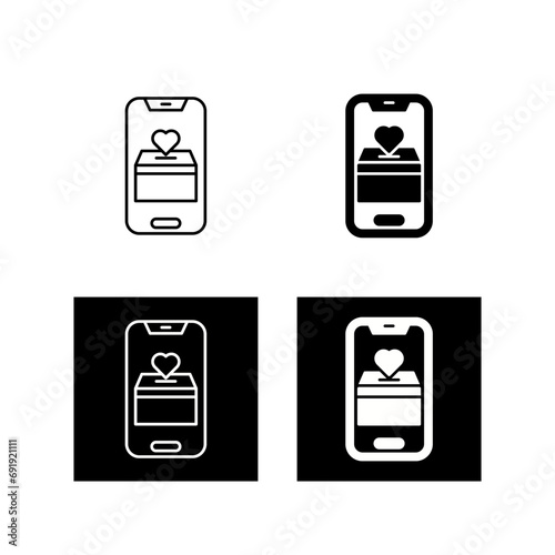 Online Donation Vector Icon