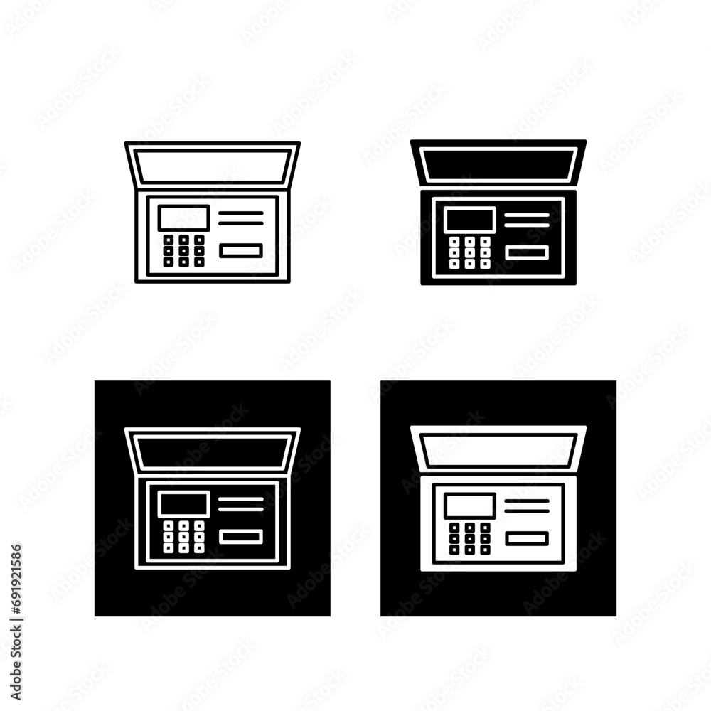 Atm Machine Vector Icon Atm Machine Vector Icon