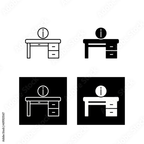 Information Desk Vector Icon