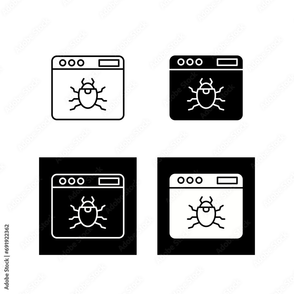 Virus Vector Icon Virus Vector Icon