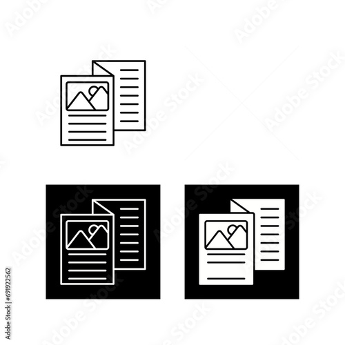 Brochure Vector Icon