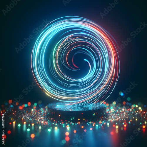 abstract background with circles