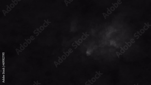 New year transition. Video motion text animation with alpha channel. 2023 text vanish and 2024 reveal in explosion with smoke effect on black smoking background. Design element for celebration ad. photo