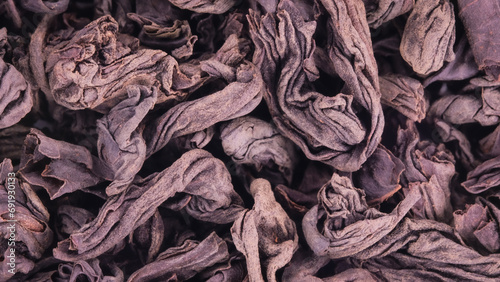 Macro Black Tea, Ceylon Tea, Close Up