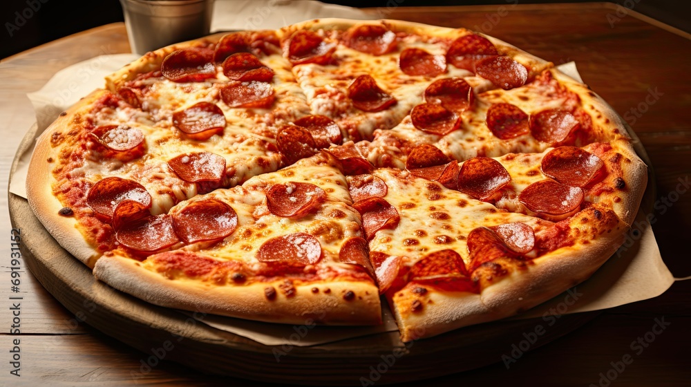 Pepperoni Pizza with Cheese