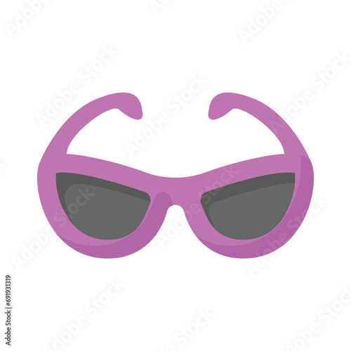 Sunglasses vector design, beach accessories vector design