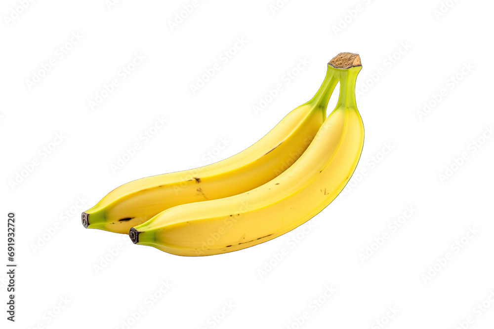 Beautiful Fresh Banana On Transparent Background