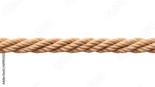 string rope cord cable line isolated on white background. Generative AI.