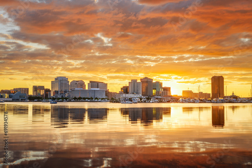 Norfolk, Virginia, USA Skyline on the Elizabeth River