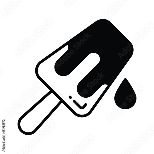 Ice cream cup in modern style, ready to use and download
