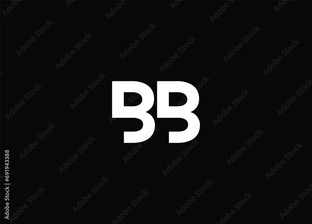 BB Initial Letter Icon Logo Design Vector Illustration
 - obrazy, fototapety, plakaty 