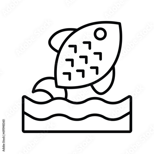 Check this carefully crafted vector of fish in modern style, seafood