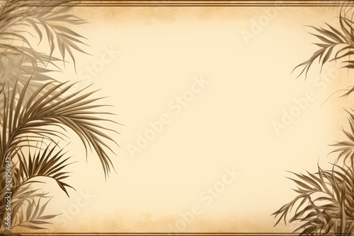 Wallpaper Mural  a picture frame with a picture of a palm tree in the middle of the frame, and a picture of a palm tree in the middle of the frame. Torontodigital.ca