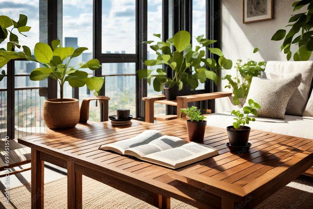 Fototapeta premium table and chairs