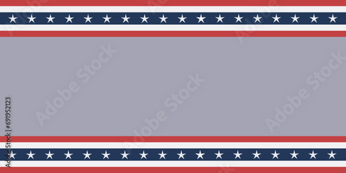 decorations with US flag motif