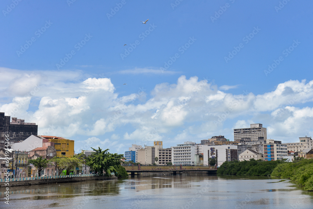 road to the city,  March 6 bridge, Recife, Pernambuco, Brazil, brazilian landscape, view of the city, urban landscape