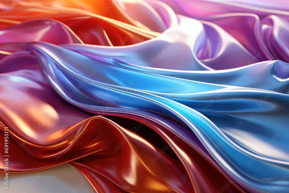 a close up of a colorful cloth with a blurry image of the fabric in the center of the image. a close up of a colorful cloth with a blurry image of the fabric in the center of the image.