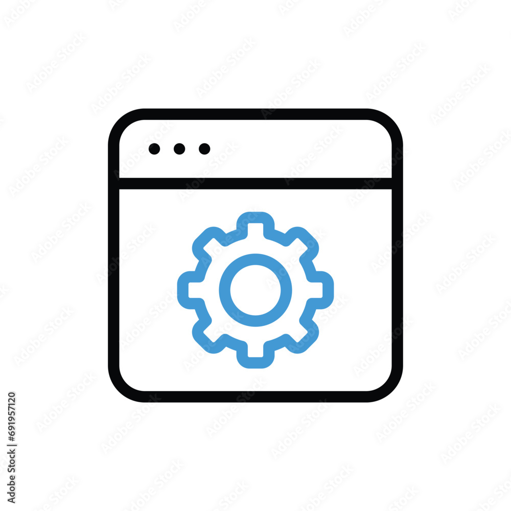 Website Optimization Icon vector stock illustration Website Optimization Icon vector stock illustration