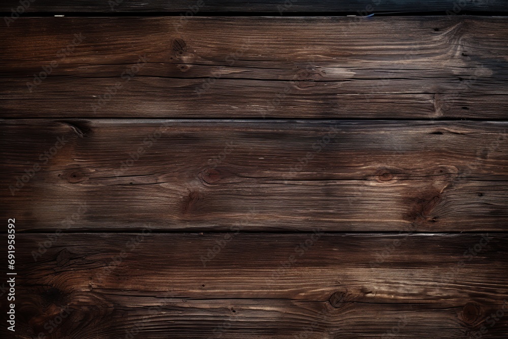 Naklejka premium Brown wooden texture background