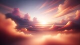 Abstract background with a theme of soft and soothing sunrises and sunsets