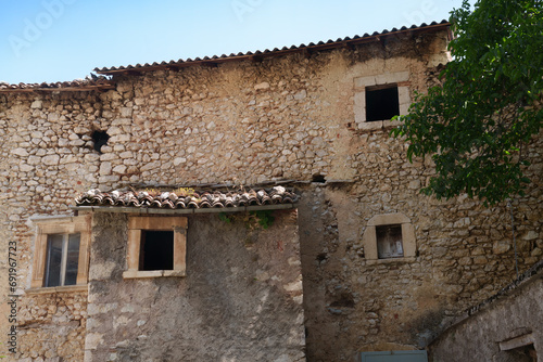 Ocre, old village in Abruzzo, Italy